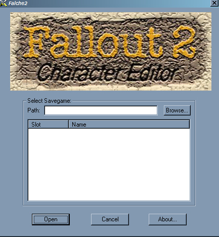 fallout 2 savegame editor